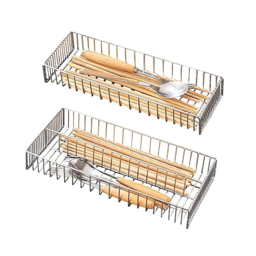 

Two Drainage Baskets, Cutlery Storage Box, Dishwasher Safe Basket, Sterilizer, Dishwasher Safe, Chopstick Holder, Spoon and Fork Storage Box, Cutlery