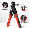KAIWEETS Wire Stripper Cable Cutter with Simple Crimping for Stripping 3-in-1 Function, Insulation, 8-24AWG (0.2~8.0mm²) KWS-113A…