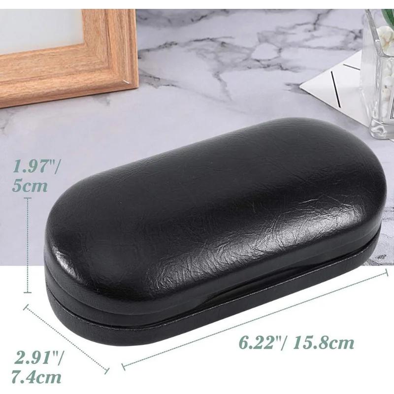 1PC Double-layer Dual-use Contact Lens Boxes Handmade Beauty Portable Men Women Glasses Eyewear Accessories