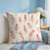 Lavendelblüten Kissenbezug Kurzer Plüsch Weich Beidseitiger Druck Kissenhülle Gemütlich Sofa Schlafzimmer Heimdeko Geschenk