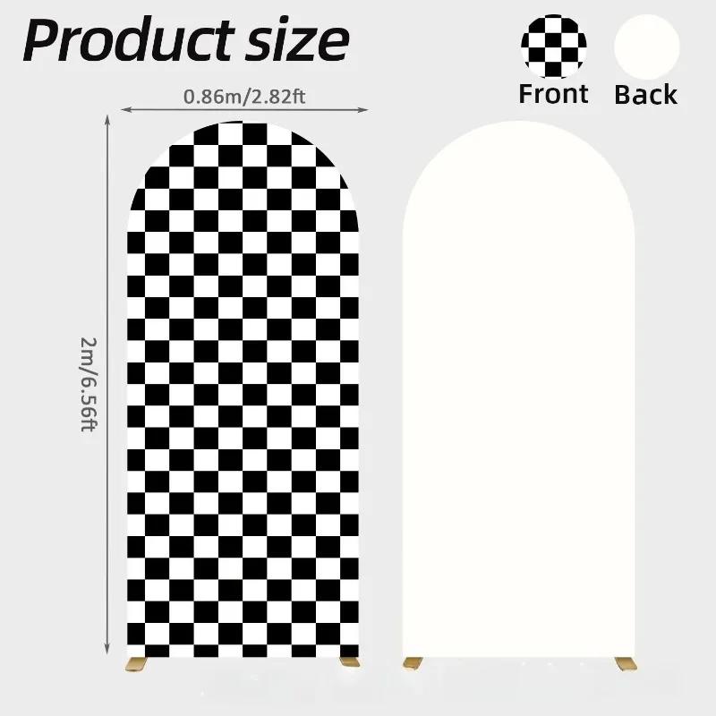86x200cm Print Arch Cover Spandex Fitted Backdrop for Cow Theme Photo Background Birthday Party Baby Shower Wedding Decorations