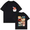 Unisex Mange Y2k Kleidung Japanischer Anime Chainsaw Man T-Shirt 90er Lustiges Pochita T-Shirt Makima Harajuku Grafik-T-Shirts Tops T-Shirt