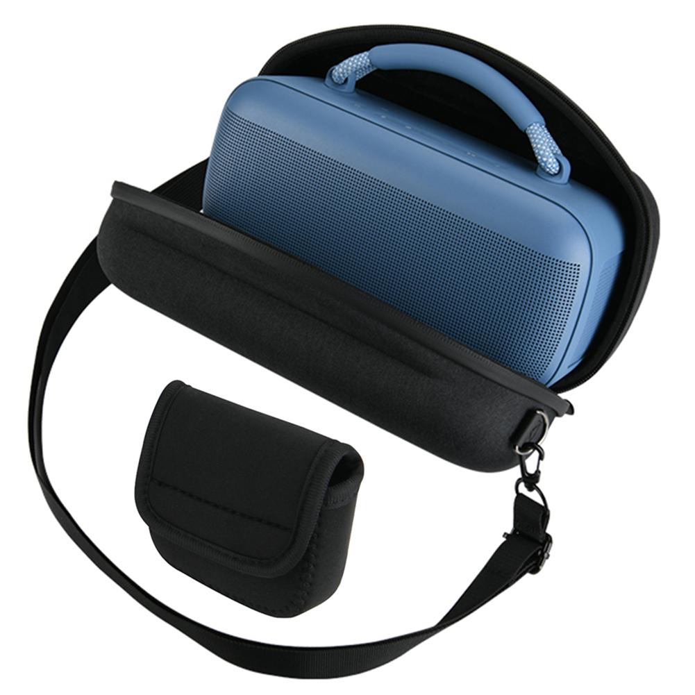 Hard Protective Case Shoulder Bag Portable Travel Case Carrying Case for Bose SoundLink Max Speaker Accessories