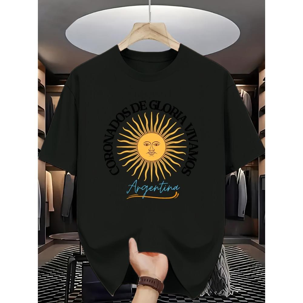 The Argentine Crown Life cotton tshirt is a fashionable trend suitable for Argentine football fans young people S