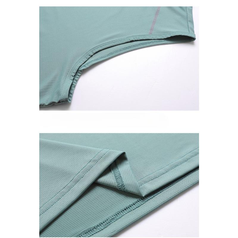 Summer Ice Cool Polyester Cycling Vest for Men Casual Sports Sleeveless Shirt Breathable Sweat Absorbent Plus Size Running Vest