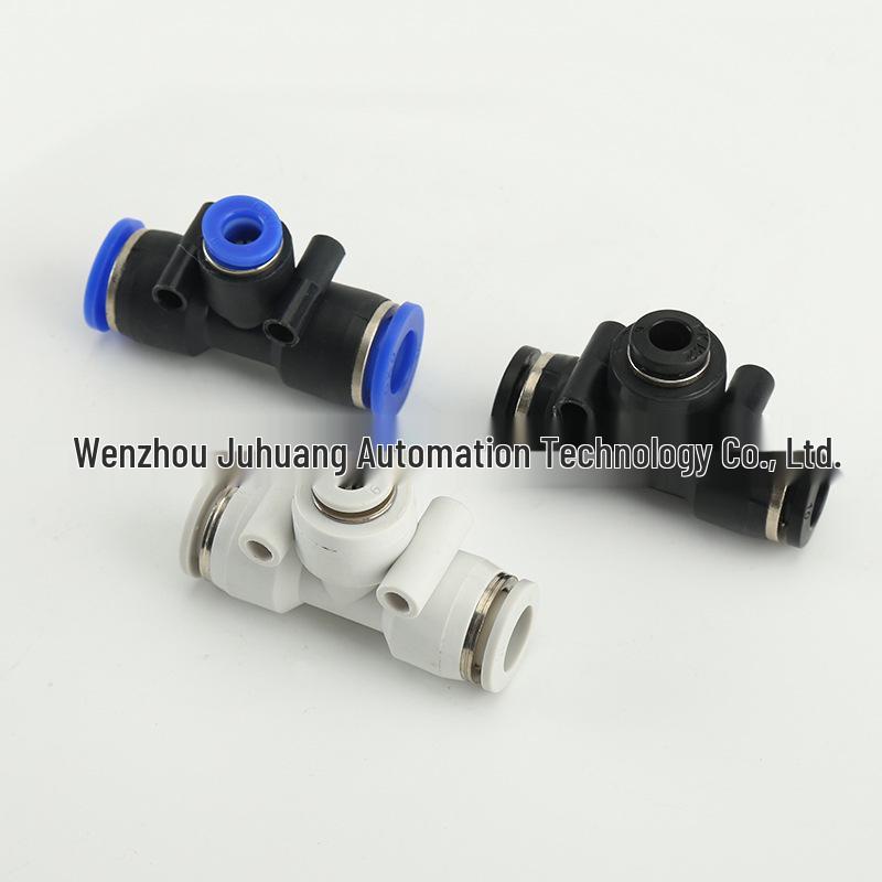 Redukční T-kus Typ T PEG6 Rychlospojka pro pneumatickou vzduchovou hadici