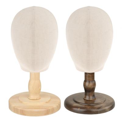 Mannequin Tête de Mannequin Base en Bois Polyvalent Porte-Chapeaux pour Enfants Support d'Affichage pour Cheveux Perruques Chapeaux Présentoir Modèle de Présentation pour Perruques pour la Maison