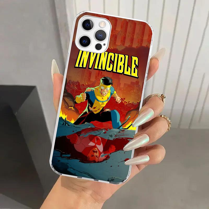 Cool I-Invincible Phone Case for Iphone 17 Air 16 15 Plus 14 13 Mini 12 11 Pro Max 16E 7 8 SE 2020 Soft Funda Print Shell 17 Air