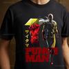 Hot Japanese Anime One Punch Unisex Saitama Tshirt Harajuku Casual Fashion Loose Gift Otaku Streetwear Y2K ACG Cosplay Clothing