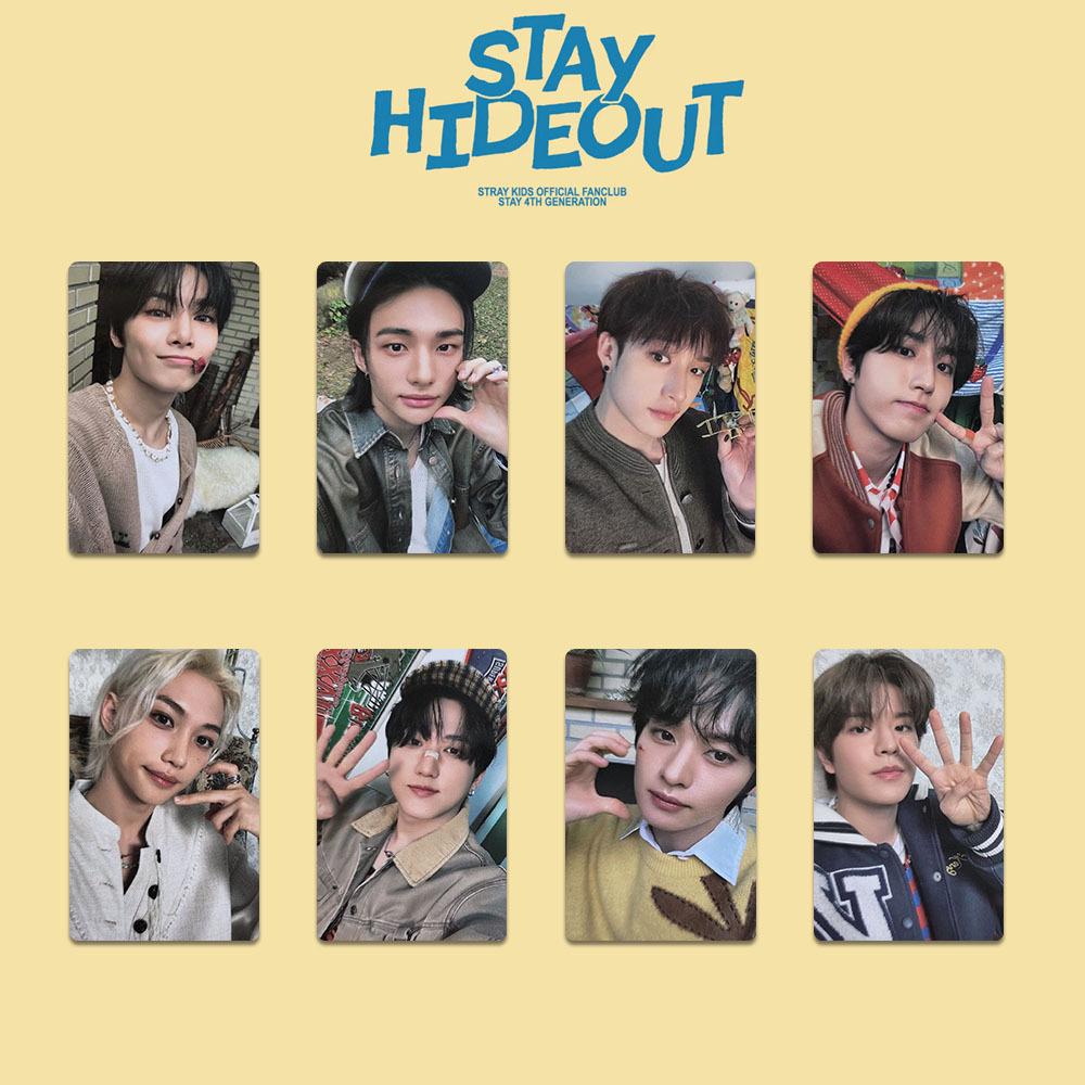 STRAY KIDS 4th Gen Member Photocards Hideout Merchandise Gift Photocard