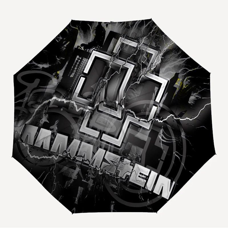 1pc Rammstein, Lightning Themed High-quality Umbrella,Automatic Opening and Closing Umbrella,Multi-functional Umbrella G0811003