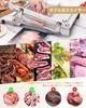 Moongiantgo Manuell Gefrorenes Fleisch Fleisch Edelstahl Zwei 24cm Einstellbare Scheibendicke von bis Gefrorenes Fleisch Quantitativ Gefrorenes Fleisch Gepresstes Knochenfleisch Fleisch