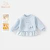 BANXIDI Girls' Antibacterial Fleece-Lined Winter Sweatshirt