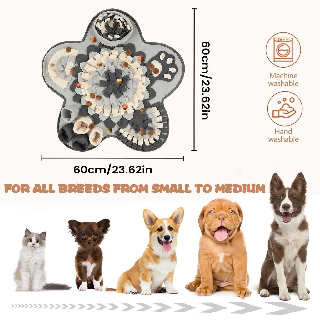 Sniff Mat For Dogs Puppy Food Dispensing Toys Interactive Dog Food Pad For Pet Parents Animal Lovers Busy Professionals Trainers