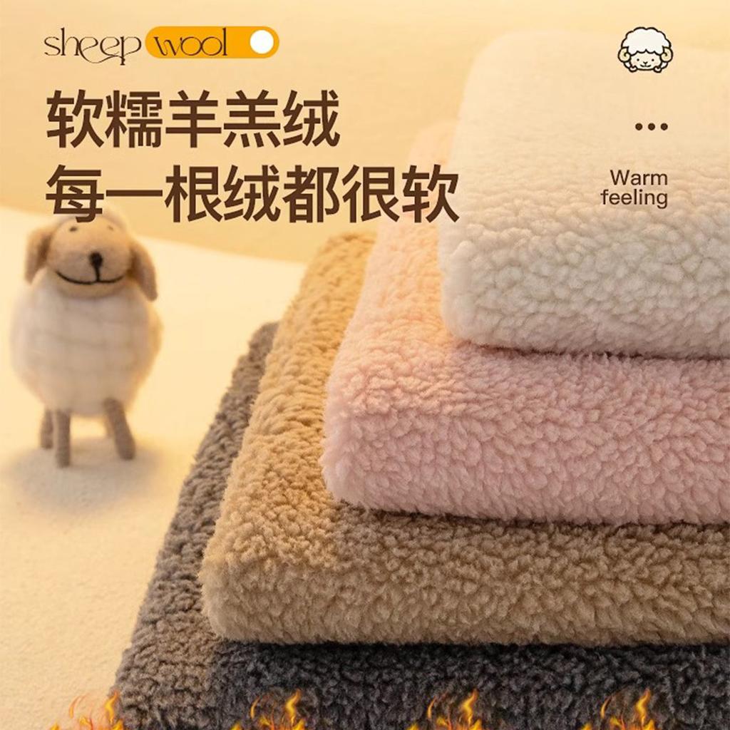 Lamb Plush Sofa Cushion Autumn And Winter  New Thickened Four-Season Universal Seat Cushion Non-Slip Cover Cover Cloth Towel