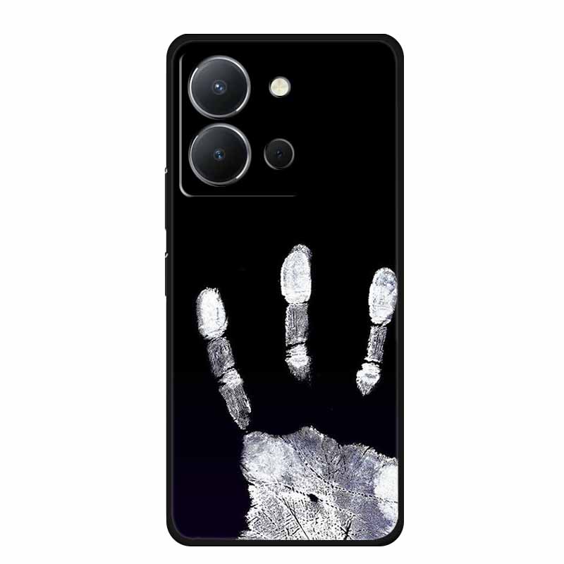For Vivo Y36 4G Case Luxury TPU Soft Silicone Phone Cases Back Cover For VivoY36 4G Russian Version Shockproof Flowers New Funda