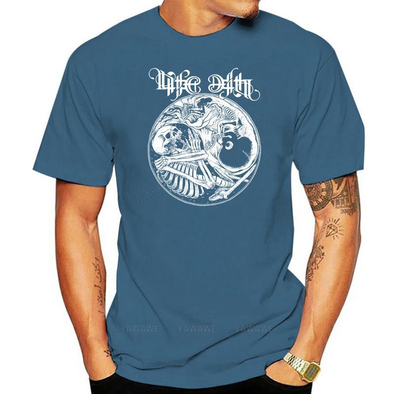 

summer Oneck tshirts Life Death Yin Yang Fetus Skeleton Tattoo Life Cycle Birth Rebirth Shirt NFT479 casual brand tee shirt 4XL