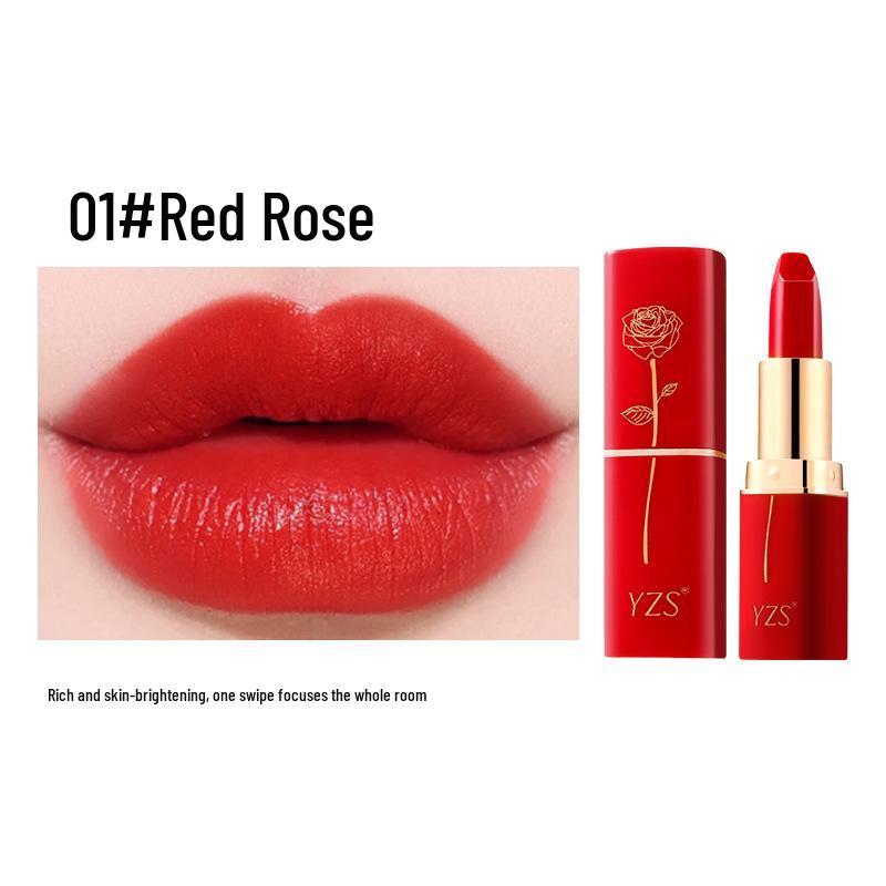 

YZS Черная Красная Роза Водостойкая Стойкая Нелипкая Увлажняющая Губная Помада