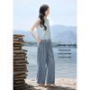 XWI Elegant Embroidered Sleeveless Vest and Pants Set