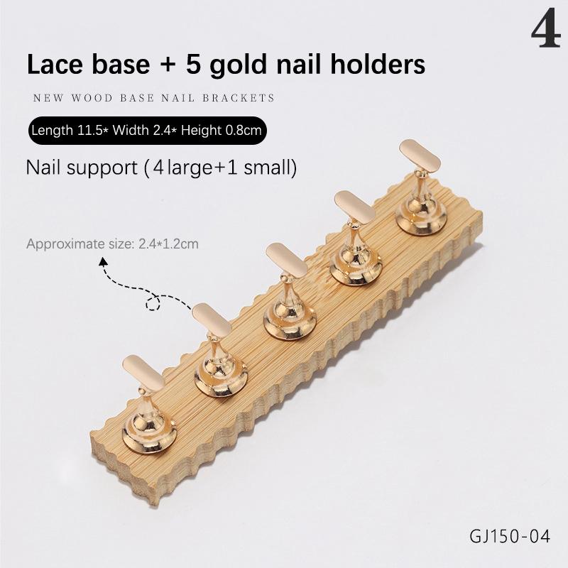 Log Magnetic Practice Holder Nails Tools Strong Magnet Stand Fake Nail Display Nail Support Accessories,