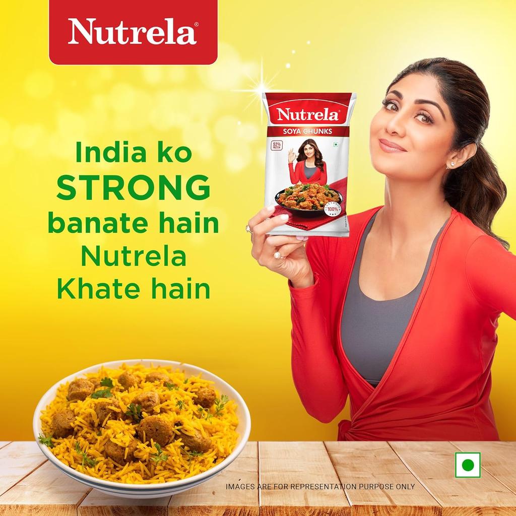 Nutrela Soya Chunks 1 Kg Pack Of 1 High Protein Vegan Iron Rich Versatile Cooking Ingredient