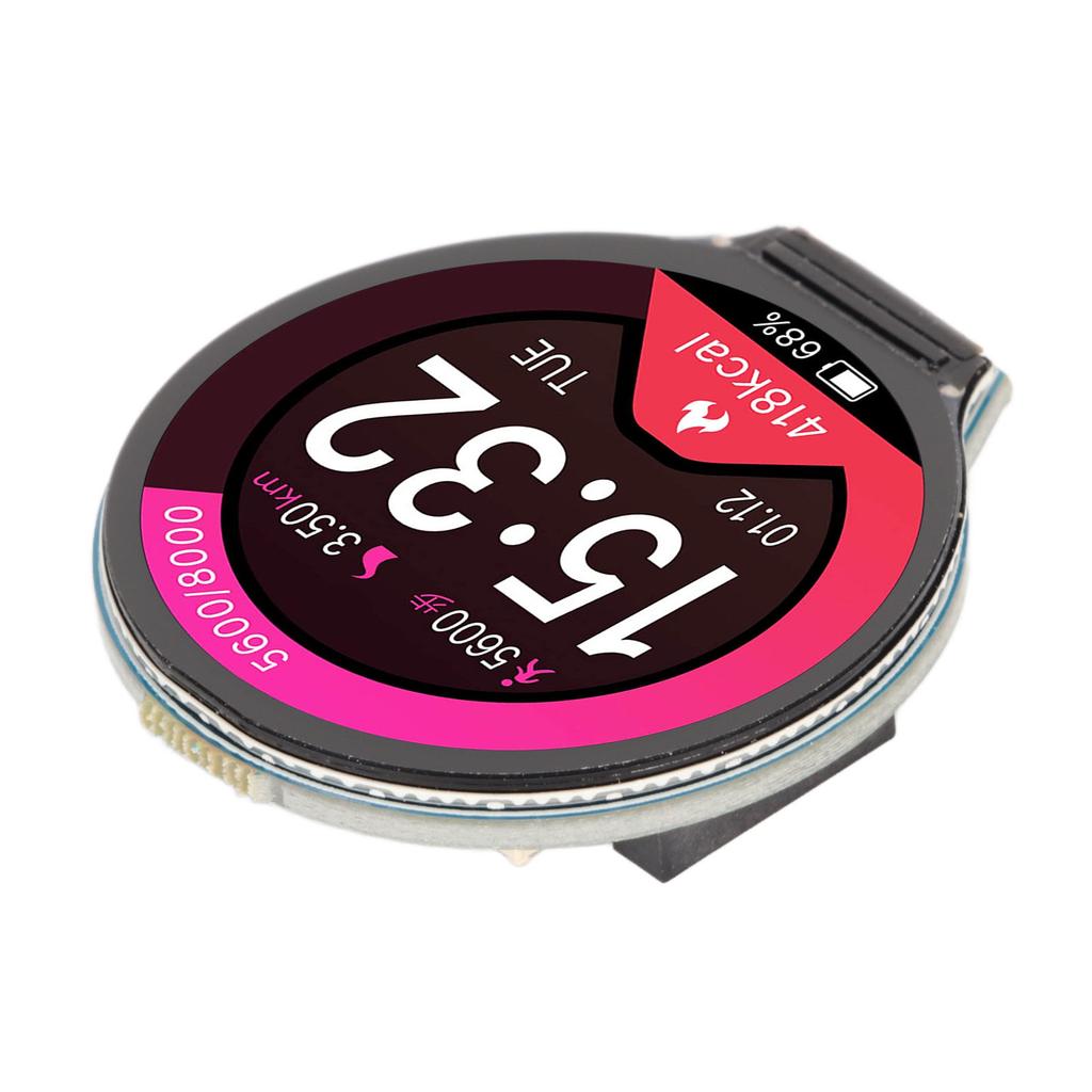 RP2040 MCU Board 1.28in LCD RP2040 Chip 133MHz 264KB SRAM 4MB Flash Round LCD Module for RasPi Pico DIY Replacement