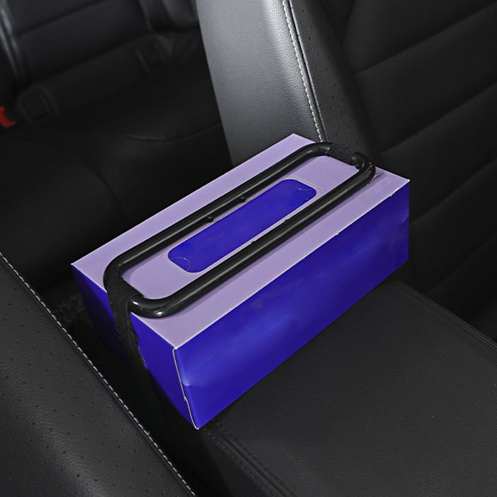 1PC Car Mounted Tissue Box, Car Mounted Sun Visor, Car Interior Supplies, Paper Drawer, Car Interior Frame Clip