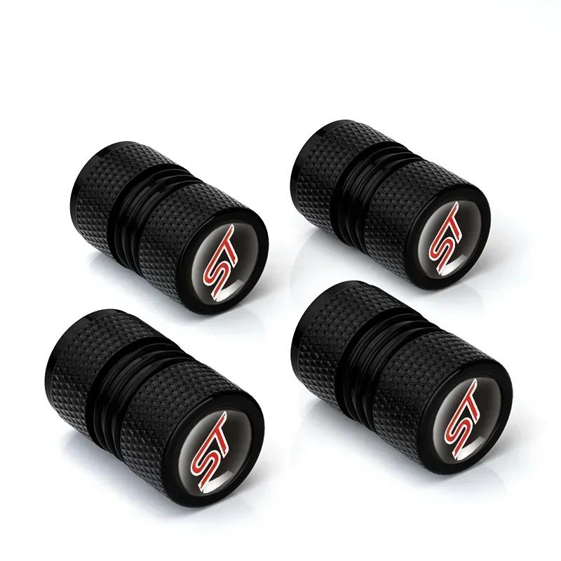 

4Pcs/lot Car Tire Wheel Valve Caps Tyre Rim Stem Covers For Ford ST Line Focus X 2 3 Mondeo Fiesta Kuga MK2 MK3 MK4 Accessories