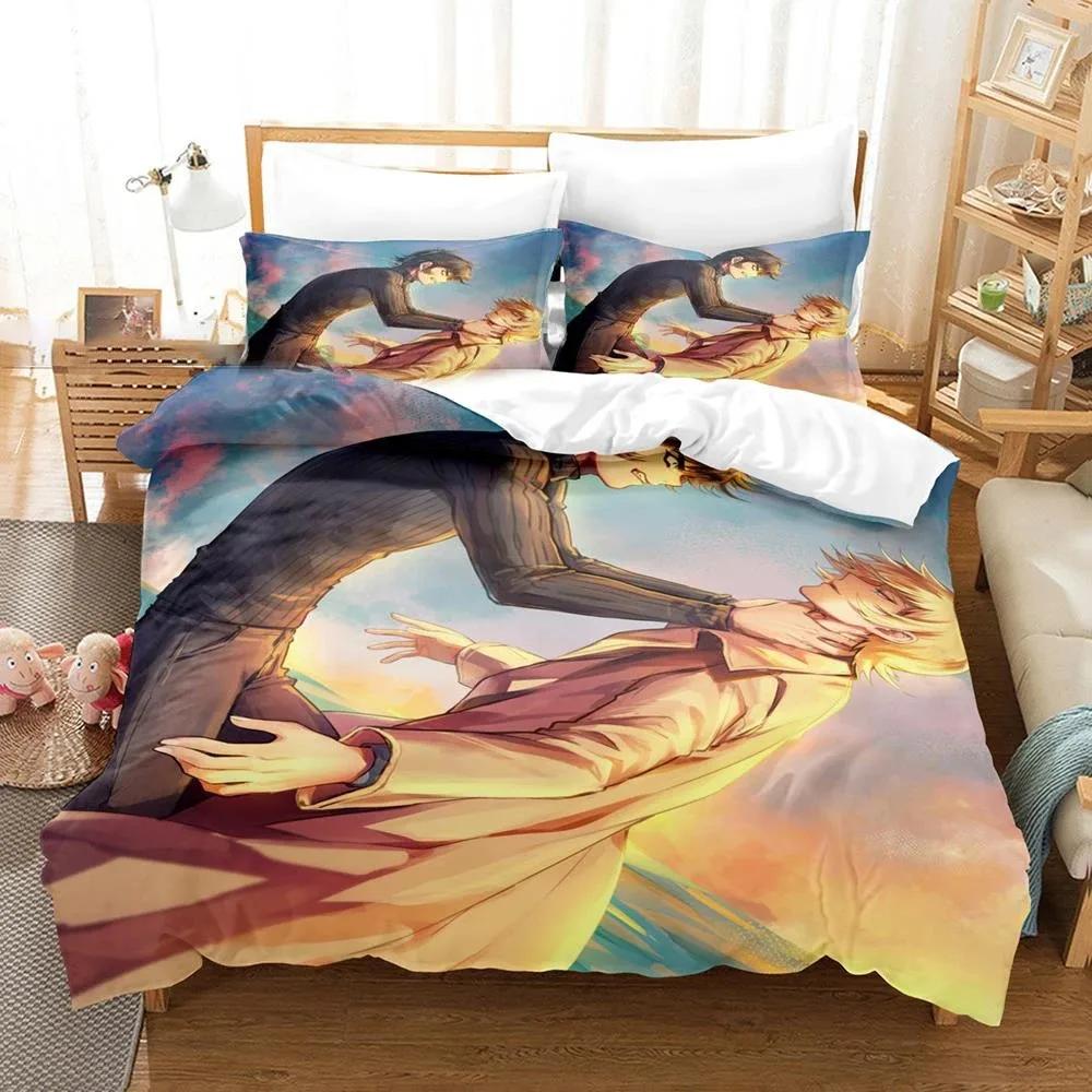 Devilman Crybaby Sängkläder Set Pojkar Flickor Tvilling Queen Size Påslakan Örngott Säng Barn Vuxen Mode Hemtextilextile