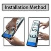 Number Plates Holder  Black License Plates Holder  Mount EU Standard License Plate Frame Cover Anticorrosions Holder