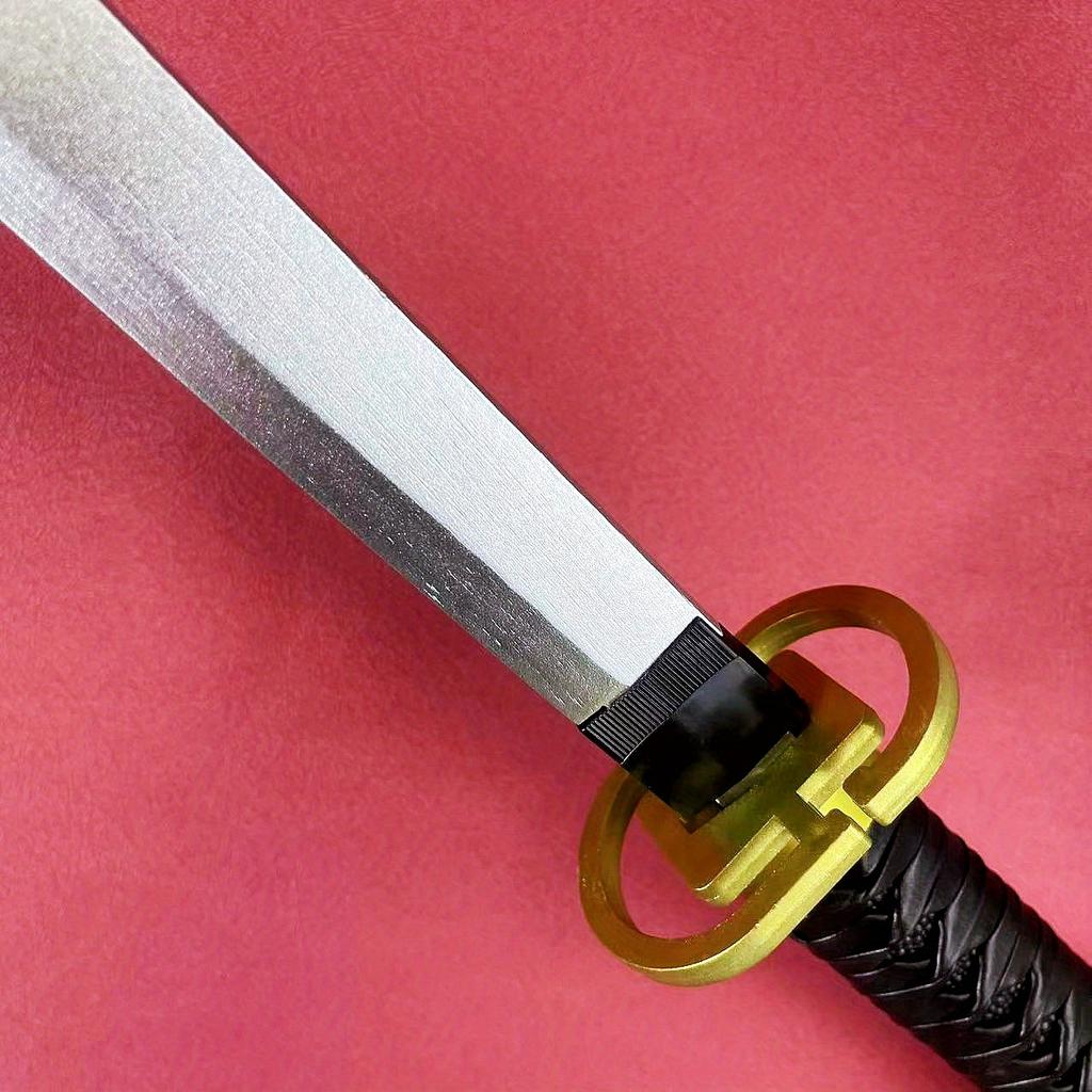 40inch Ichimaru Gin Katana Wooden Ninja Knife Blade Anime Bleach Cosplay Prop Sword Real Sized Japanese Katana Samurai Sabre Toy