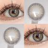 EYESHARE 1 Pair Natural Look Brown Contact Lenses Gray Lenses Eye Makeup Cosmetic Colored Softlens