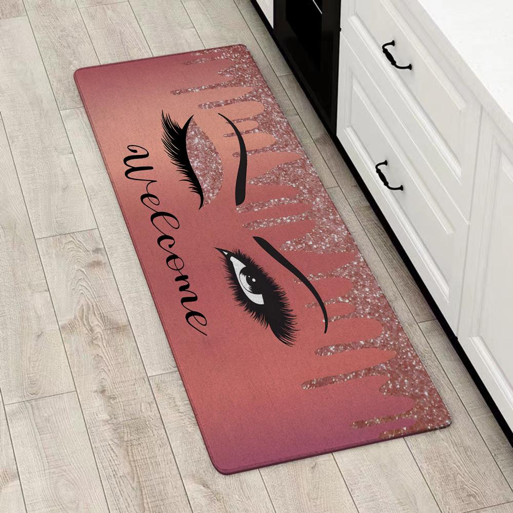 Entrance Front Door Doormat Eyelash Decorative Non-slip Kitchen Rug Living Room Rugs Balcony Bathroom Foot Mat Floor Mats Carpet