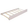 Low Bed 90*200cm, with Pull-out Bed, with Desk, Three Shelves on the Side of the Bed, Pink