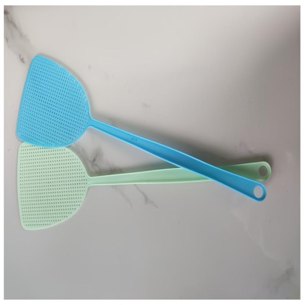 1PC Explosive Plastic Fly Swatter Household Manual Extended Handle Fly Swatter