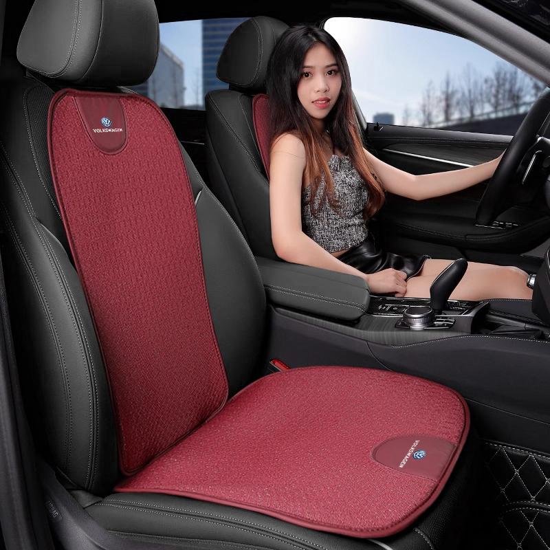 For VW Volkswagen Jetta MK5 Golf Car Ice Silk Seat Cushion Breathable Protector Pad Auto Interiors For Volkswagen VW RLine R Gol
