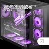 ATX Gaming Case - Mars Gaming - MC-Fusion - Curved Glass - Optimal Cooling - Dual Chamber