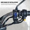 DC 12V LED indicador motocicleta manillar montaje USB cargador de teléfono con interruptor