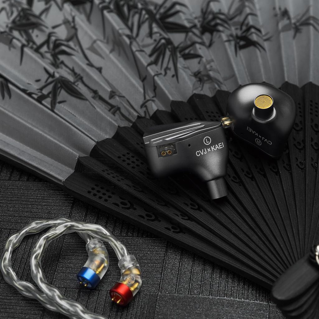 HiFiGo CVJ Kumo Flagship 8 BA In-Ear Monitors, Balanced Armature IEM In-Ear Earphones with 4 Tone Tuning Switches and 3 Interchangeable Plugs (Kumo)