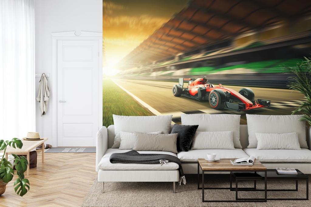 Photomural F1 Car On The Finish Line Non-Woven 368x280