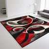 Yellow Black Modern Carpet Living Room Non-slip Decoration Home Abstract Style Large Room Rugs Lounge Rug Entrance Door Mat