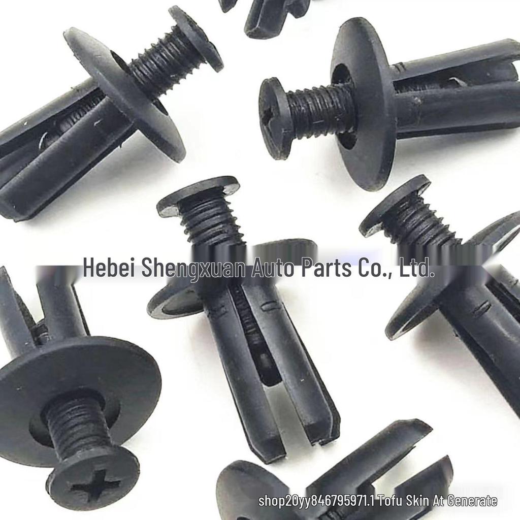 Universal Car Plastic Expansion Screw Clip Set for Bumper, Fender, and Trunk