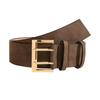 Trendy Suede Leather Wide Belt Casual Business Waist Strap Retro Pin Buckle Waistband  Gifts