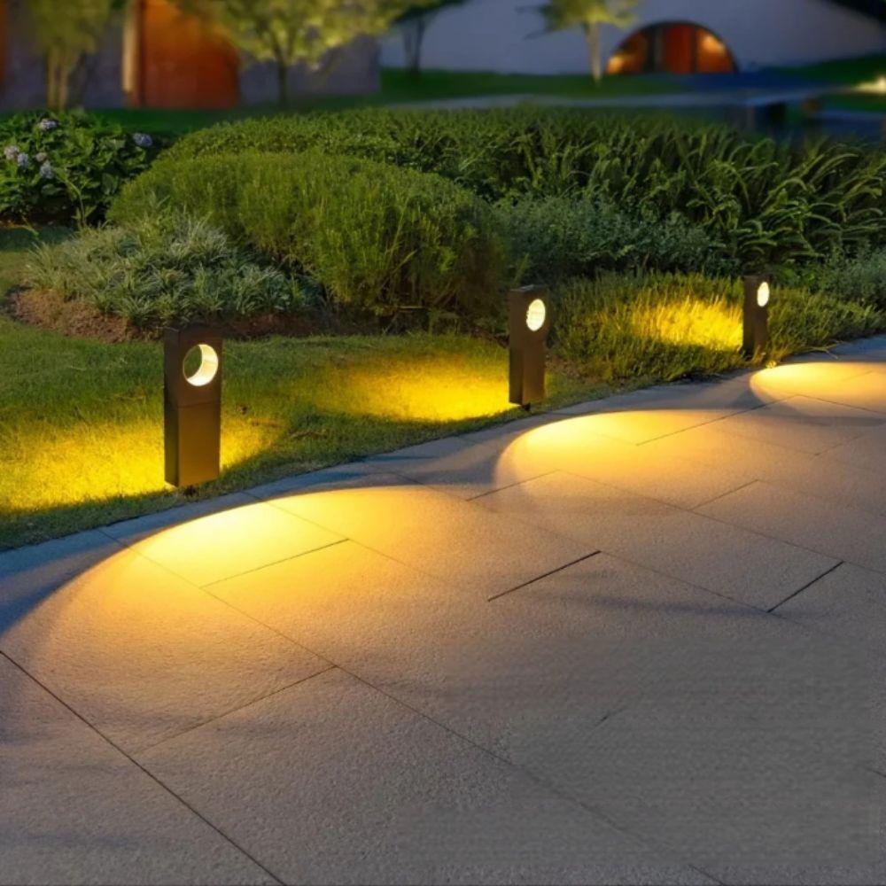 Brightness Solar LED Light Waterproof Path Lights Solar Power Garden Lights Driveway Lighting