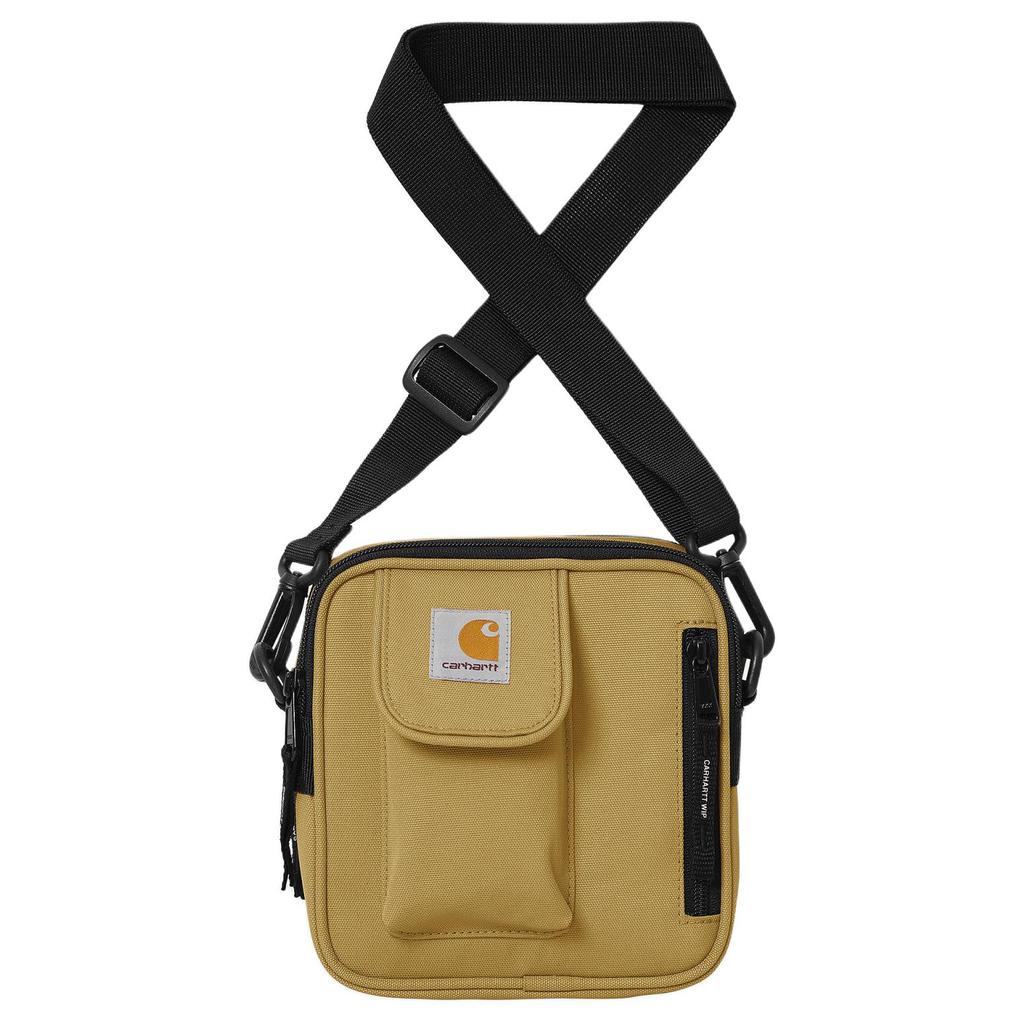 New Carhartt WIP Recycled Polyester Blend Canvas Shoulder Bag, Crossbody Bag Trumpets Men's Yellow I031470-1YH-XX