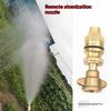 New 1PC Agriculture Brass Missile Nozzle Straight Jet +Mist Spray Adjustable Nozzle Electric Sprayer High Pressure Spraying