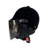 Casco da equitazione in velluto a copertura totale per cavalli, con cinturino regolabile, per cavalieri, fantini,