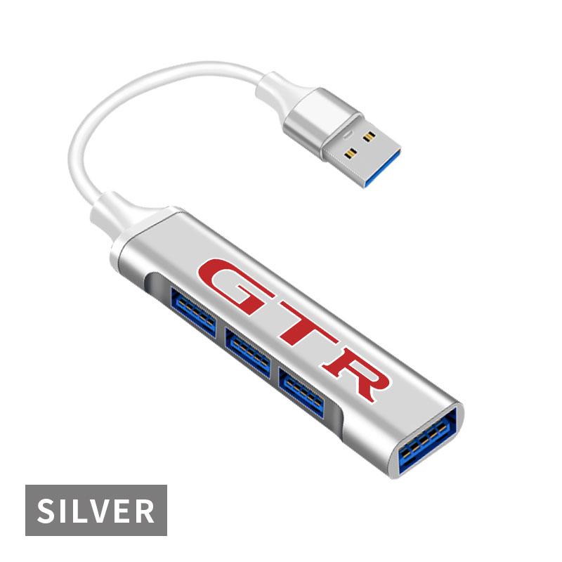 1ks nový Type-C na USB adaptér Multi Port rozbočovač pro Nismo Nissan Almera Tiida Juke Teana Qashqai 350Z 370Z GTR