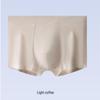 Men's 60s Modal Seamless Boxer Briefs: Comfortable, Breathable, Antibacterial Crotch.