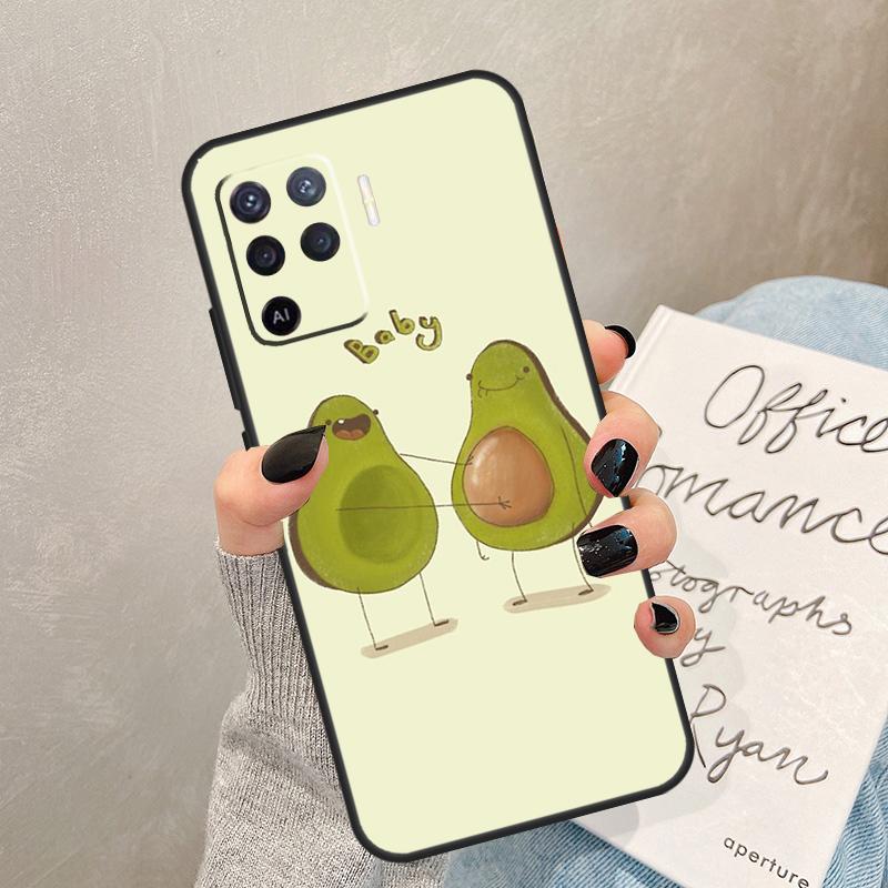 

Cute Avocado Case For Oppo A78 A98 A18 A38 A58 A60 A80 A40 A77 A57 A17 A74 A54 A94 A96 A76 A16 A15 A5 Pro OPPO A5 Pro 5G